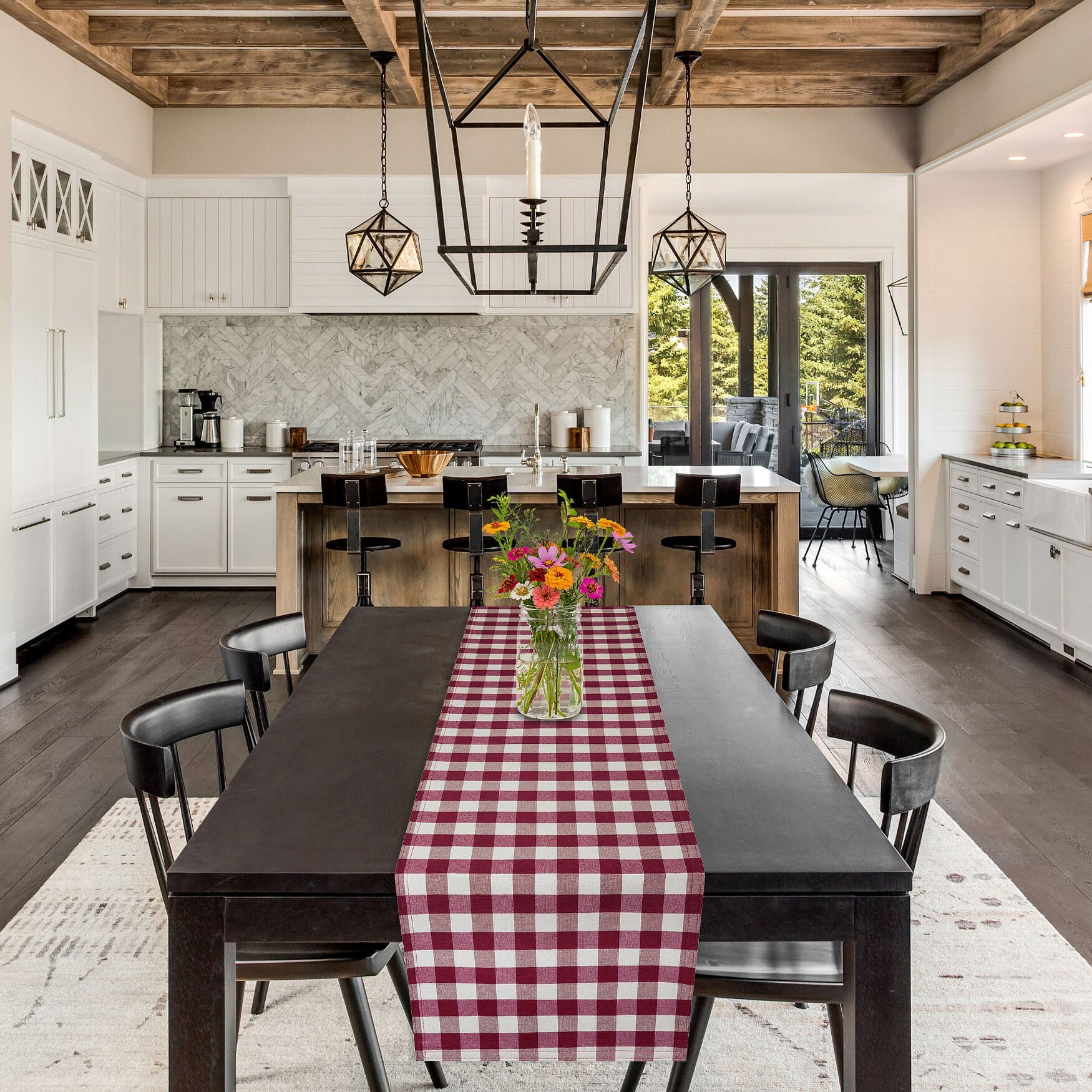 Buffalo Check Table Runner - 13-in x 90-in, , on-hover image number 1