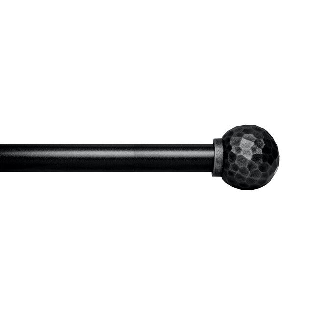 Heritage Windsor Window Curtain Rod Set Window, BLACK, hi-res image number null