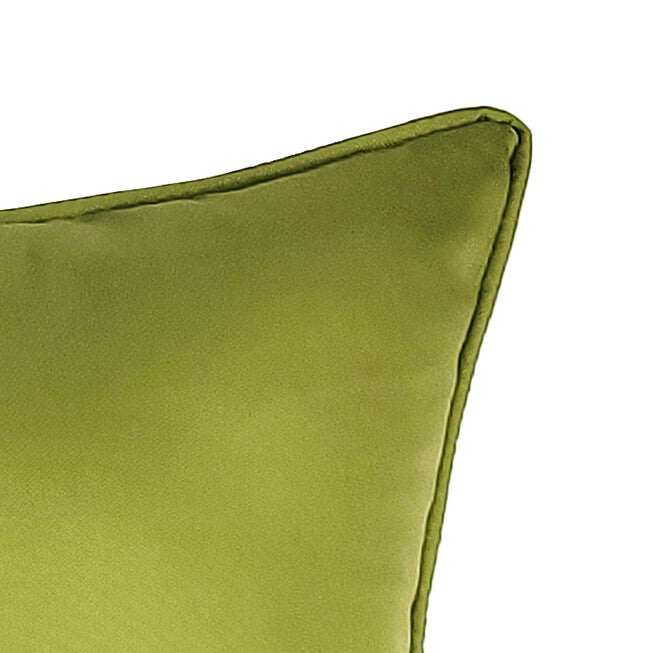 Edie @ Home Indoor/Outdoor Bold Embroidered Bird Decorative Throw Pillow 18X18, Leaf Multi, , alternate image number 3