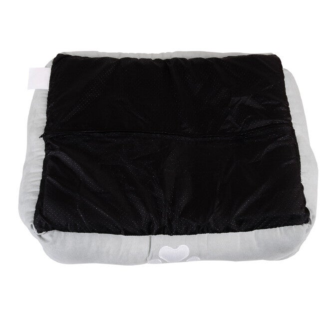 Orthopedic rectangle bolster Pet Bed,Dog Bed, super soft plush, Medium 25x21 inches BLUE, , alternate image number 3