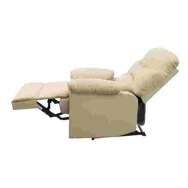 Side reclining mechanism with leg rest