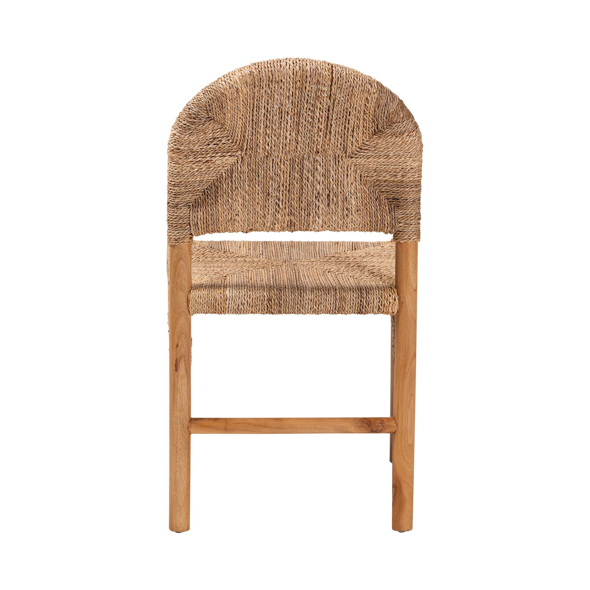 Cavo Handwoven Seagrass Dining Chair, HONEY, alternate image number 4