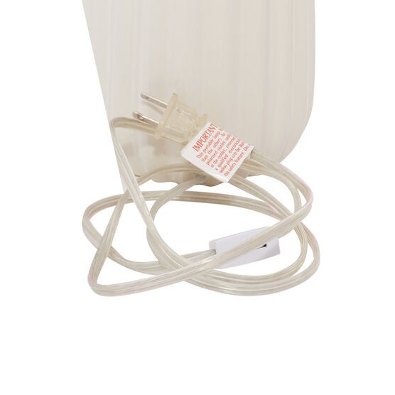 White Stone Traditional Table Lamp, , alternate image number null