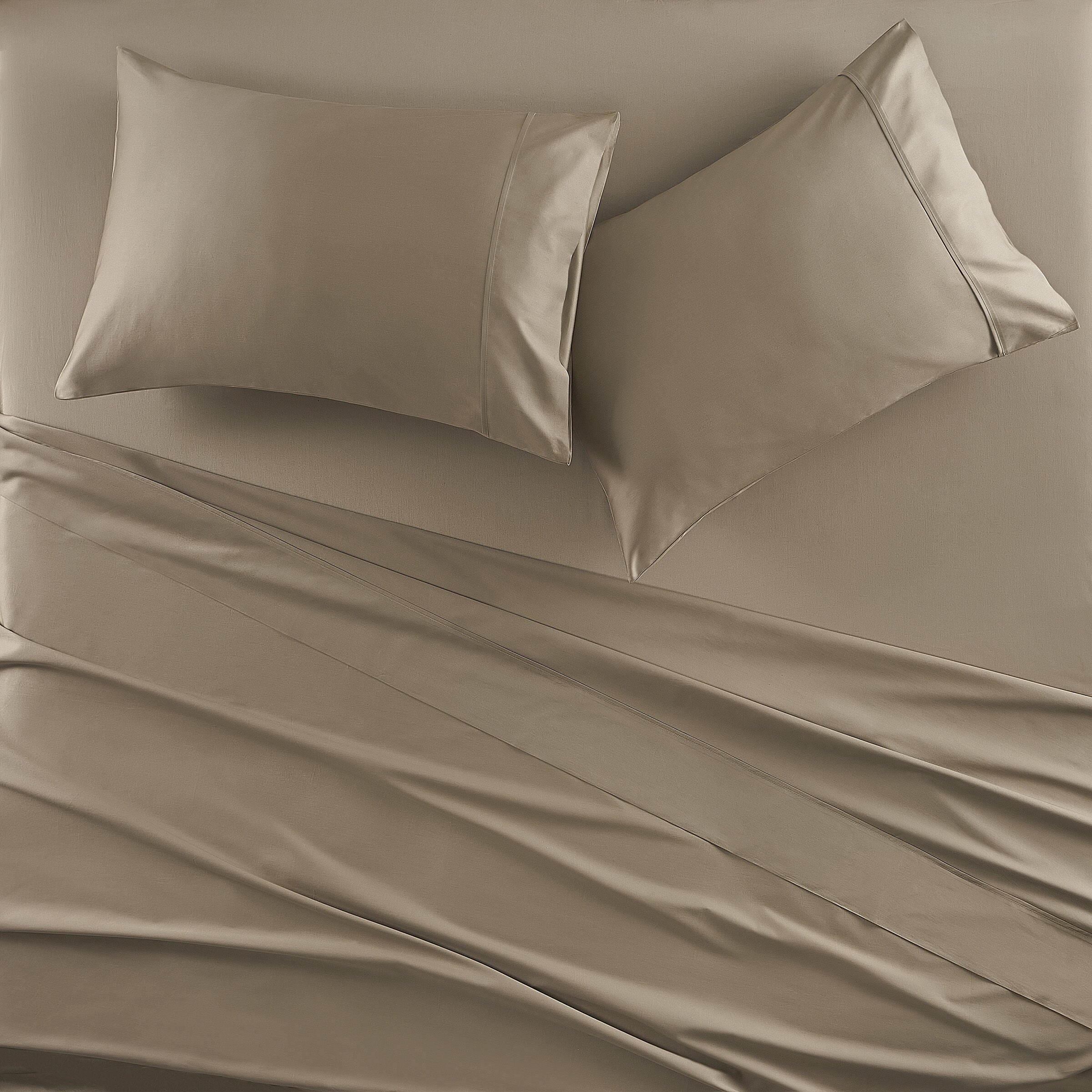 PREMIER SATEEN KING 4PC. SHEET SET, BRONZE, hi-res image number 0