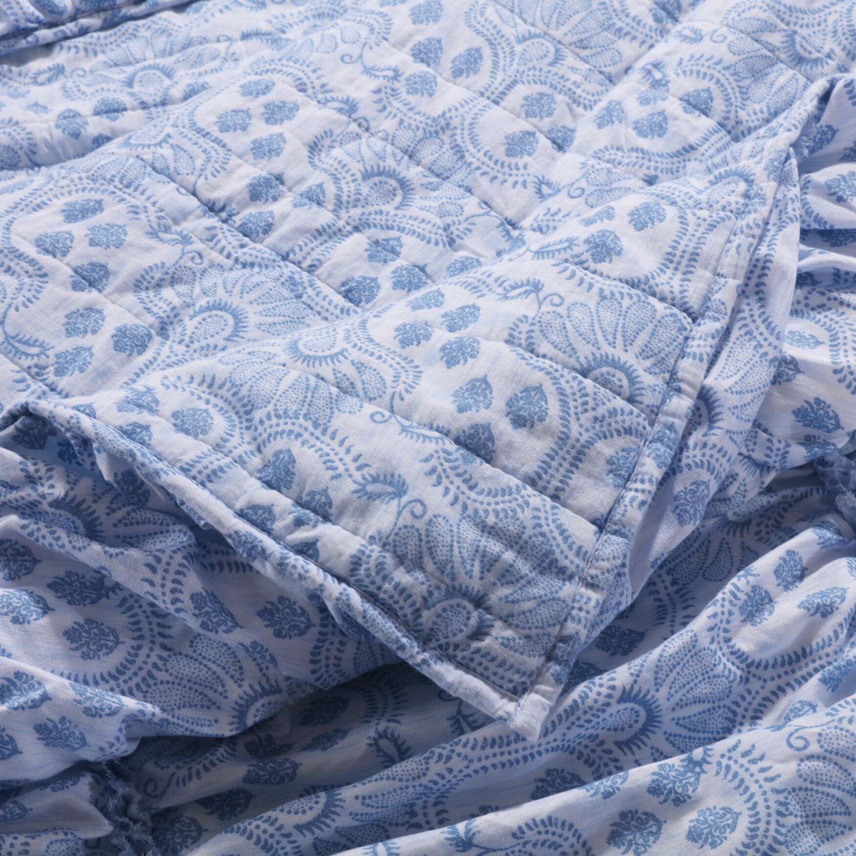 Helena Ruffle Quilted Throw Blanket, , alternate image number 5