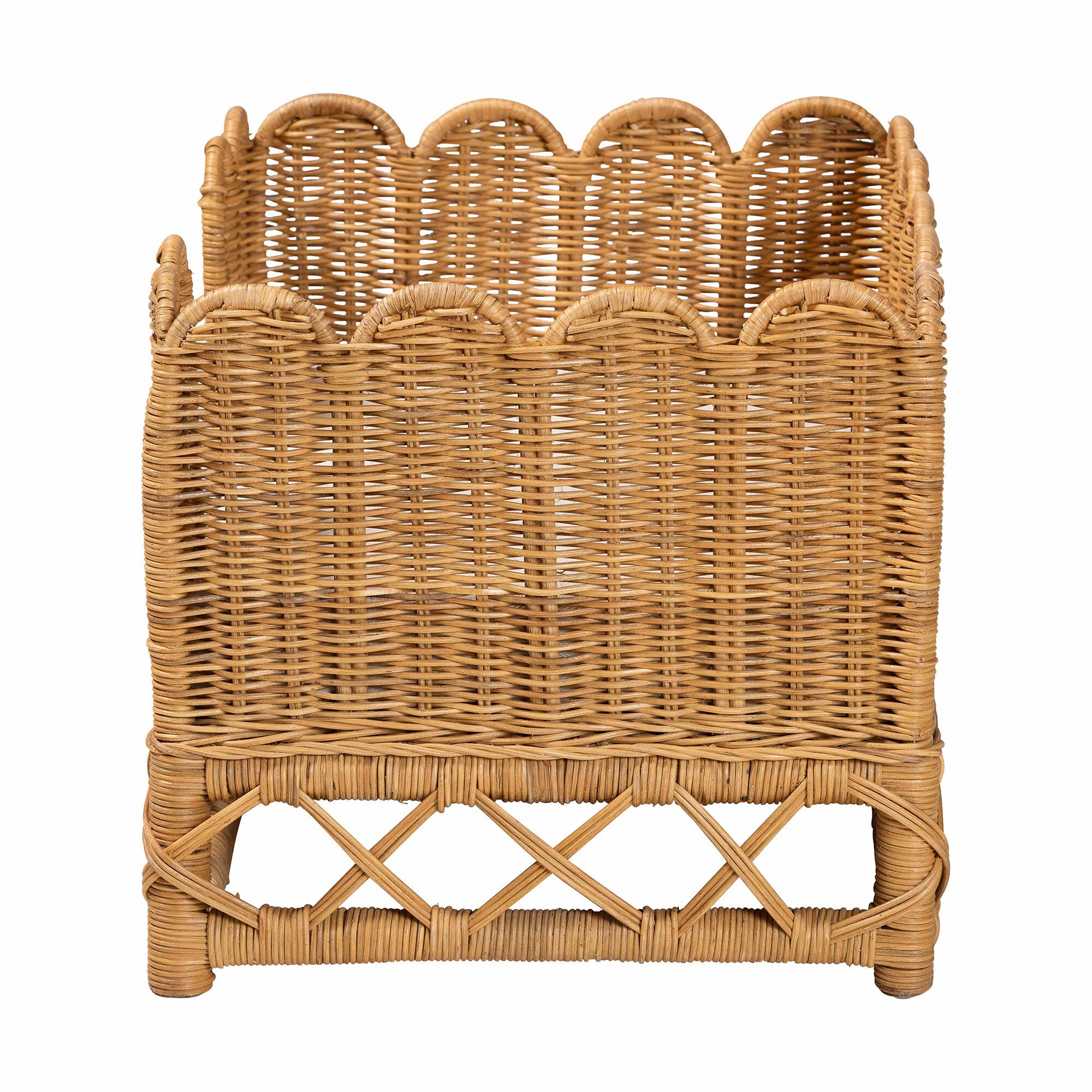 Palm Bohemian Light Honey Rattan Pet Bed, HONEY, alternate image number 3