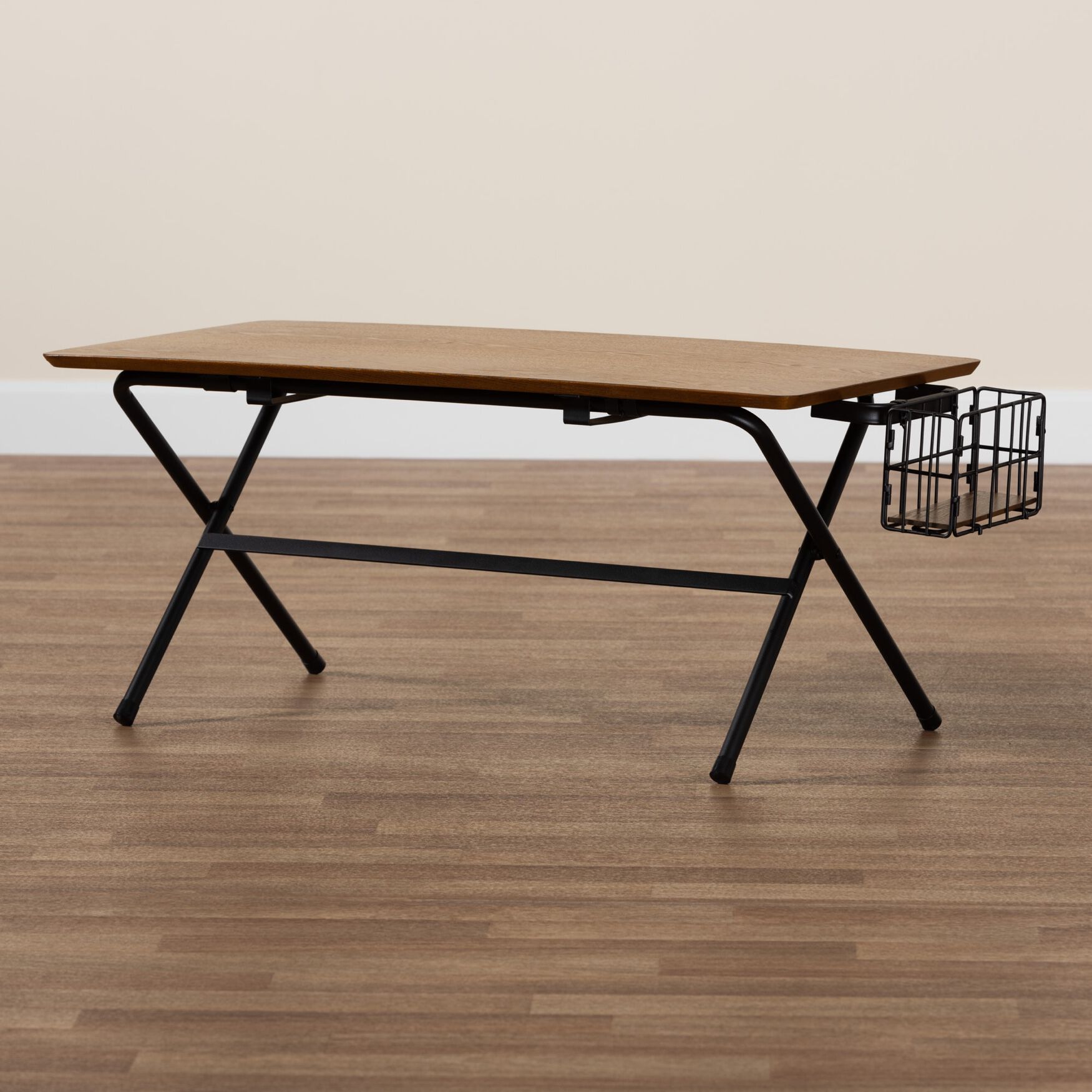 Side profile of table in room