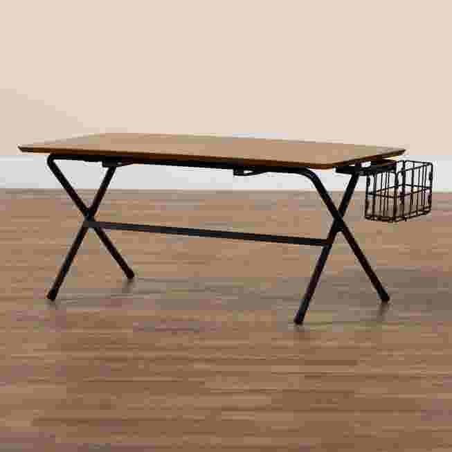 Side profile of table in room