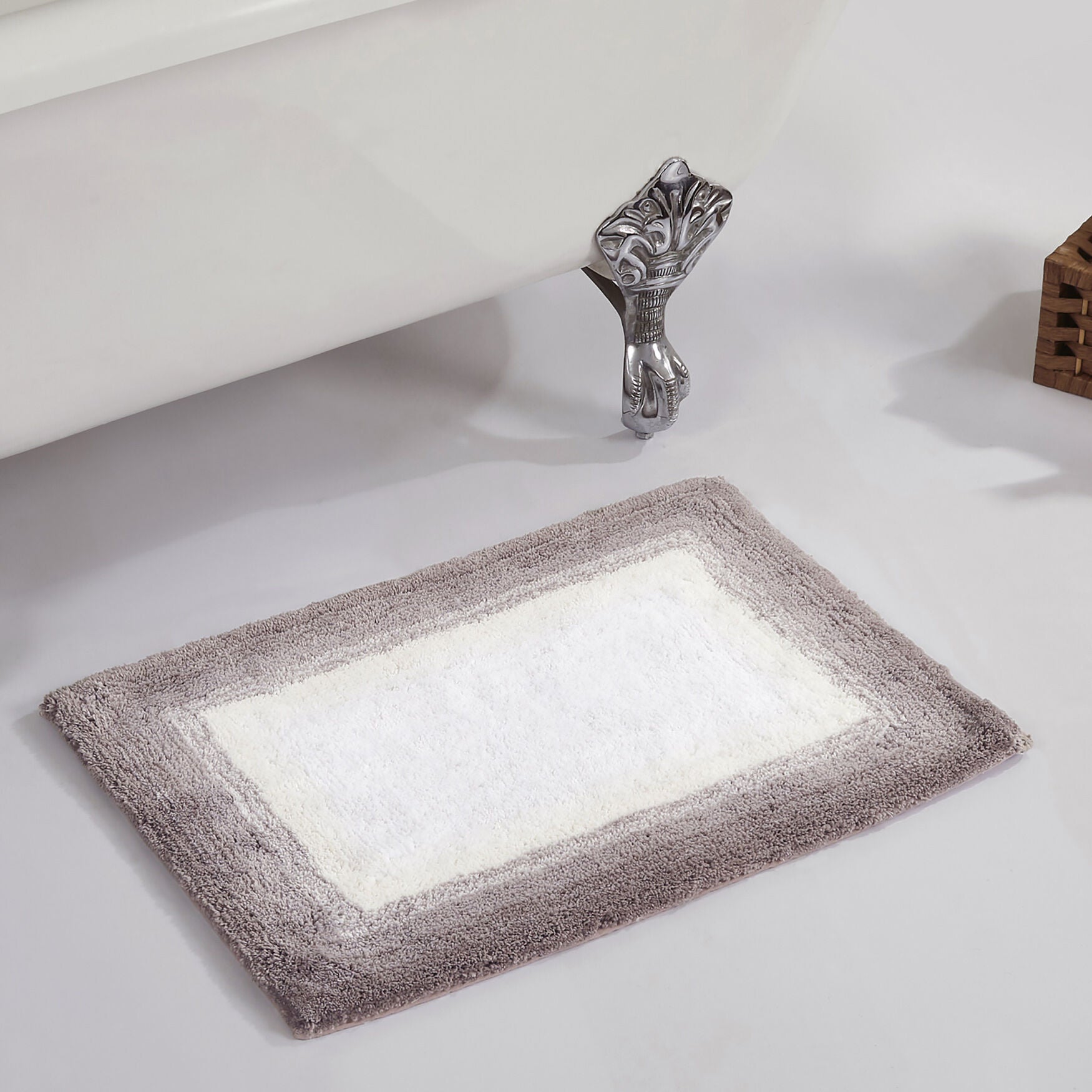 Torrent Bath Mat Rug, 17 inches X 24 inches, BEIGE, hi-res image number 0