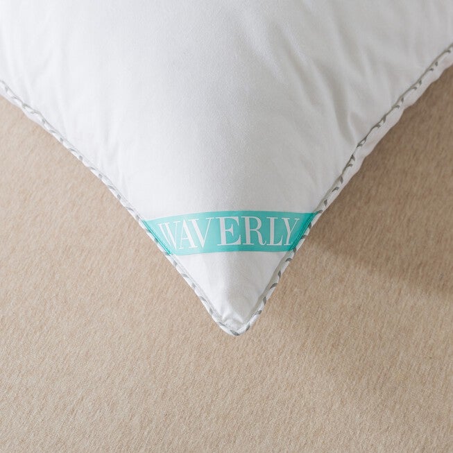Antimicrobial 233 Thread Count Cotton White Duck Down Pillow Bed Pillow, , alternate image number 2