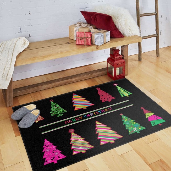 Merry Trees Multi Kitchen Rug, , alternate image number 4