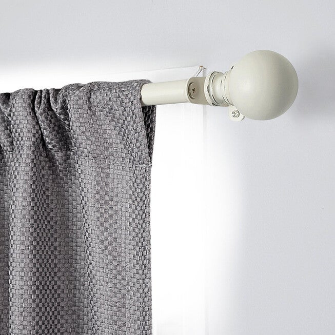 Innovative Decorative Room Darkening Wrap Around Rod & Finial 28-48, , alternate image number null