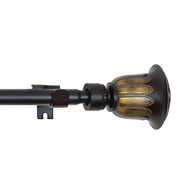 Buono Ii Decorative Rod And Finial Medici, BLACK GOLD, hi-res image number null
