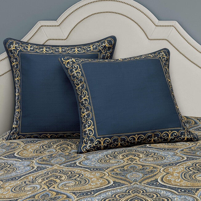 Messina Navy Euro Sham, NAVY, alternate image number null