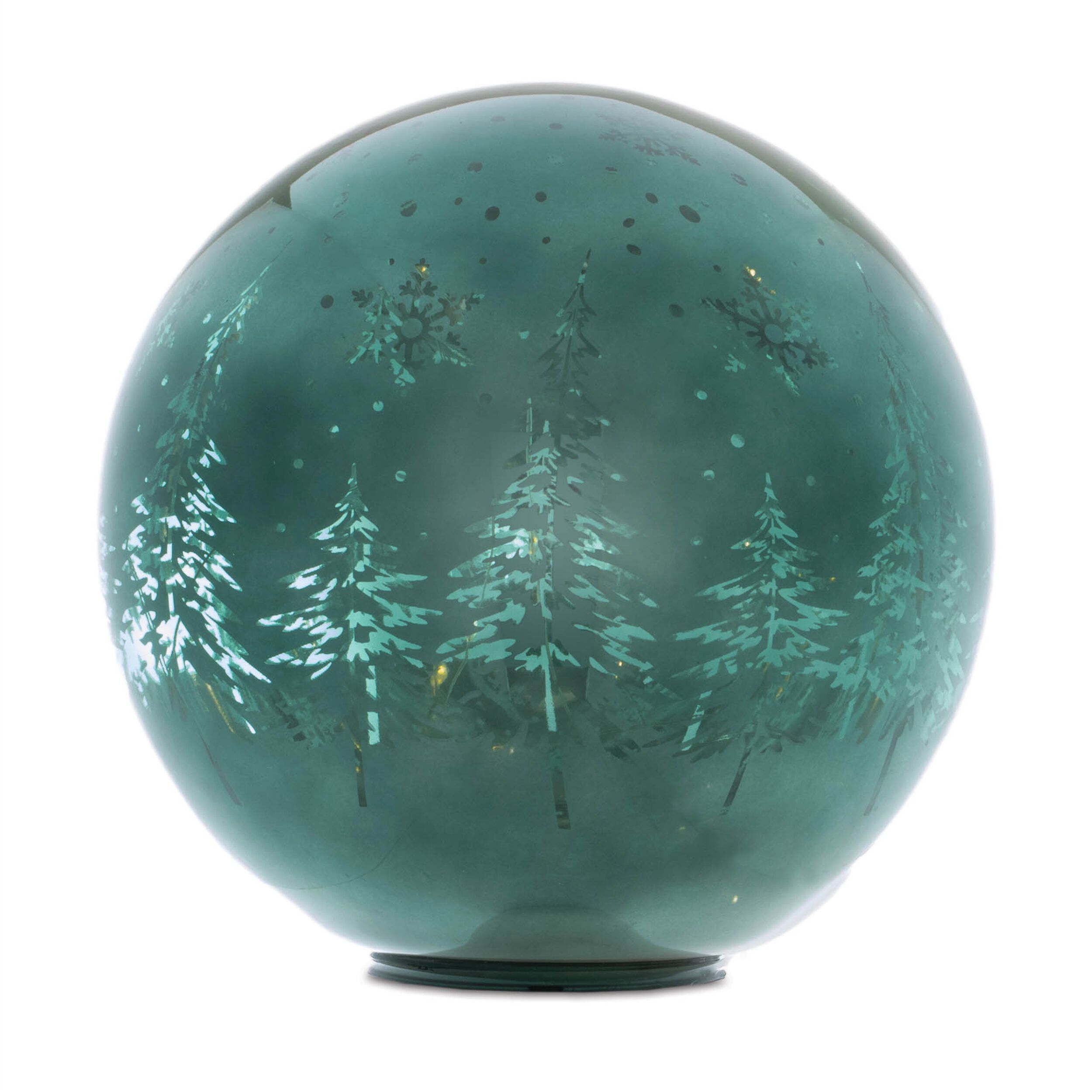 LED Pine Tree Globe (Set of 3), GREEN, alternate image number 2
