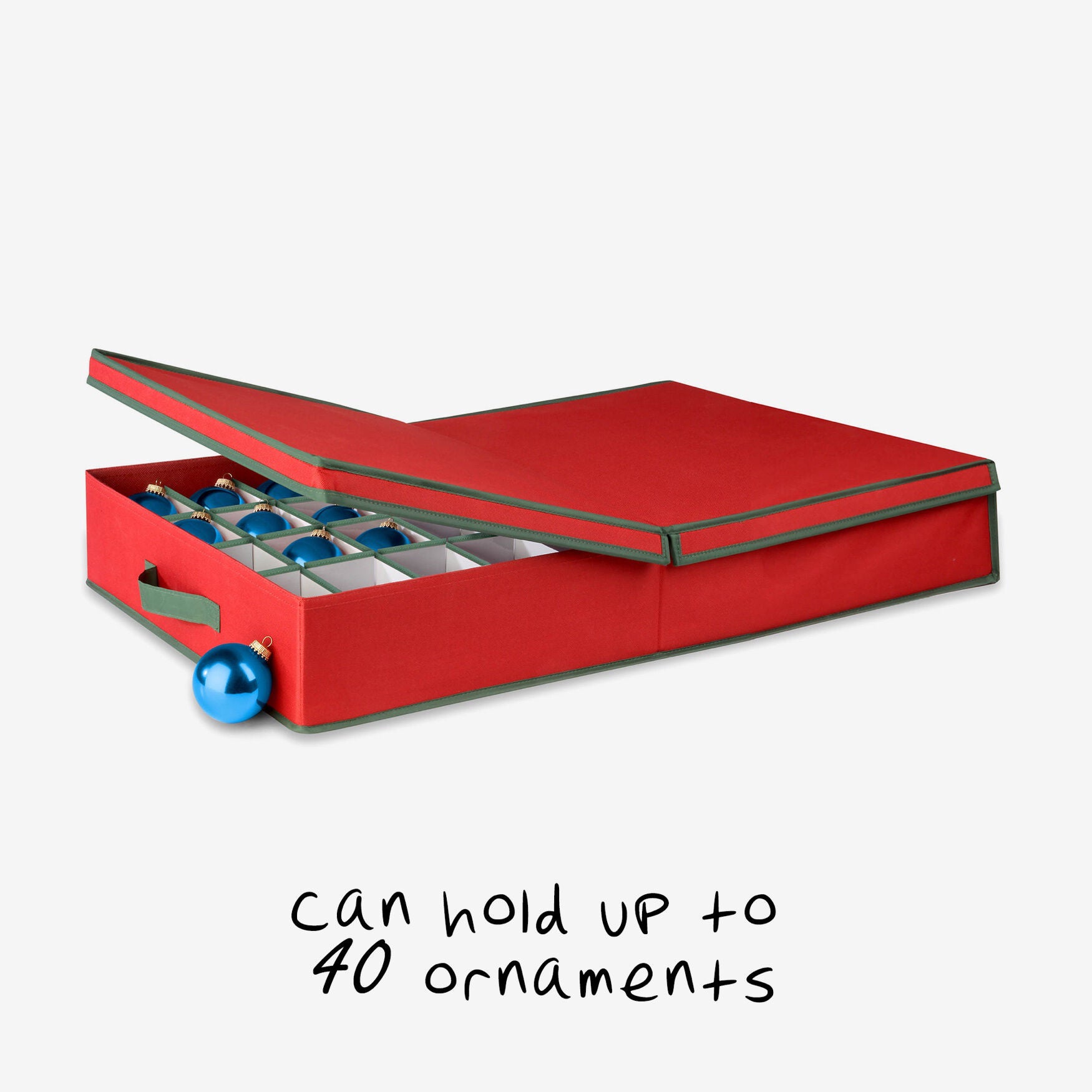 40-Ornament Holiday Storage Box, , on-hover image number 1