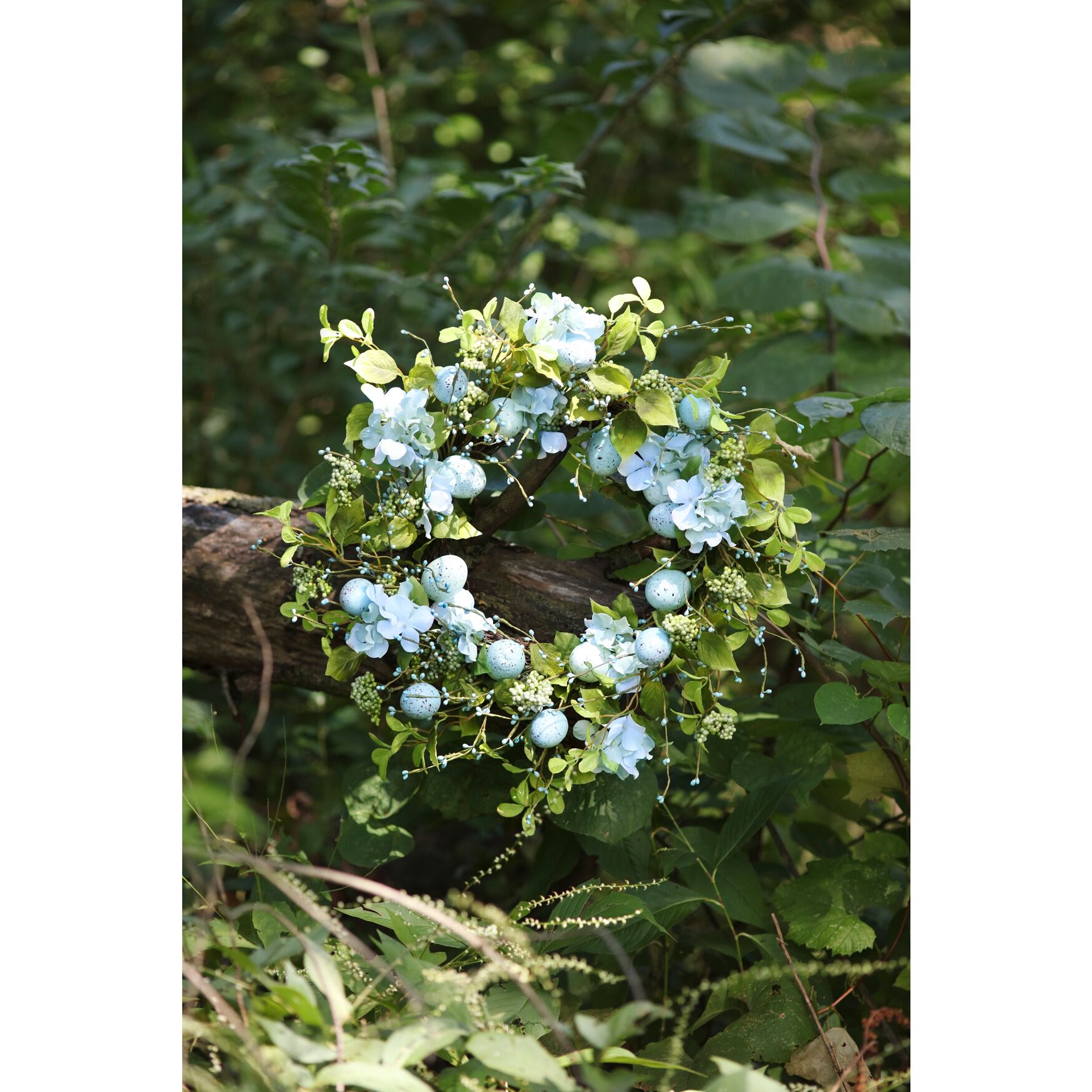 Spring Egg Floral Wreath 22 inchesD, , alternate image number 2