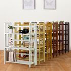 3-Shelf Folding Stackable Bookcase 27.5" Wide-Natural, , alternate image number null