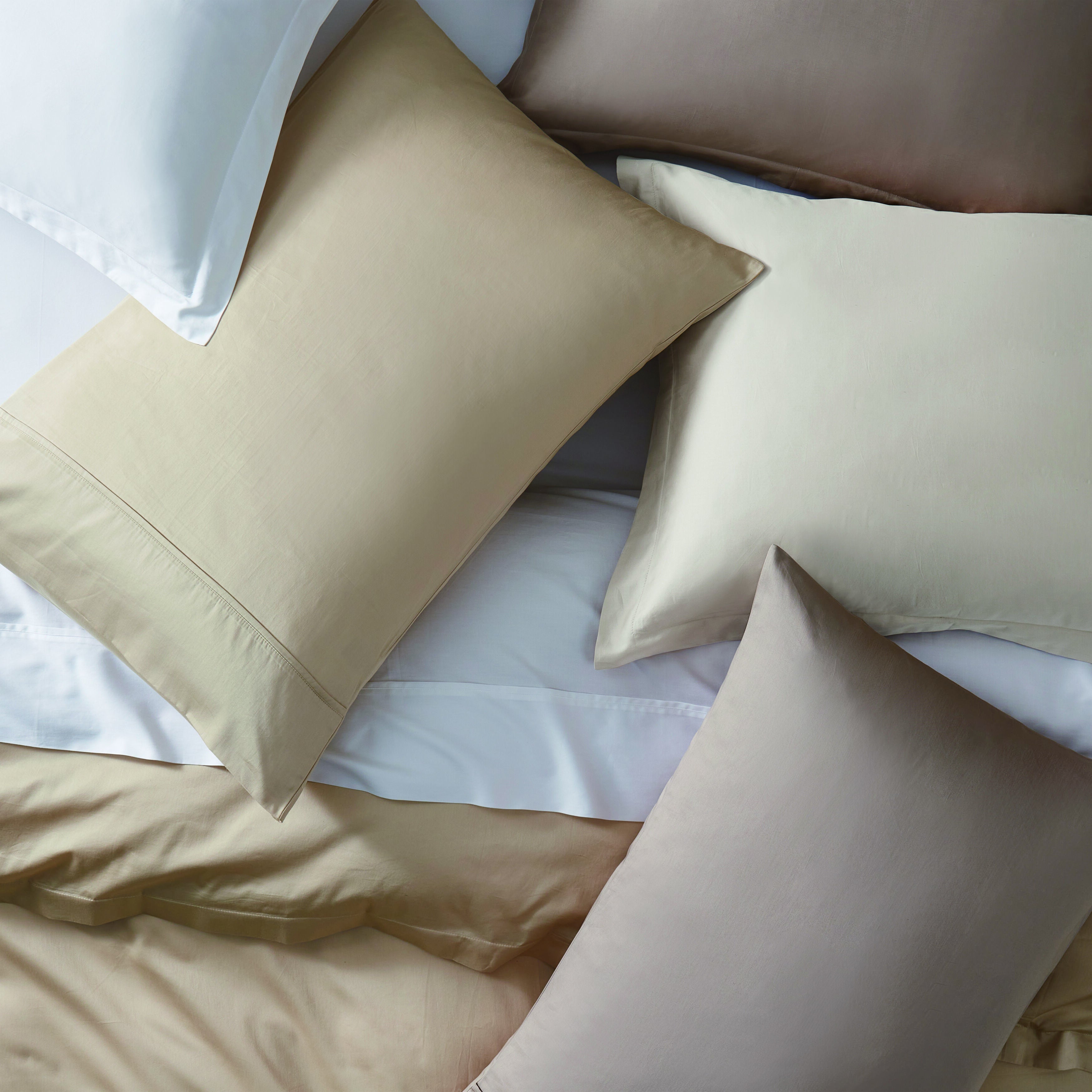PREMIER SATEEN PILLOW CASE PAIR, GRAPHITE, alternate image number 2