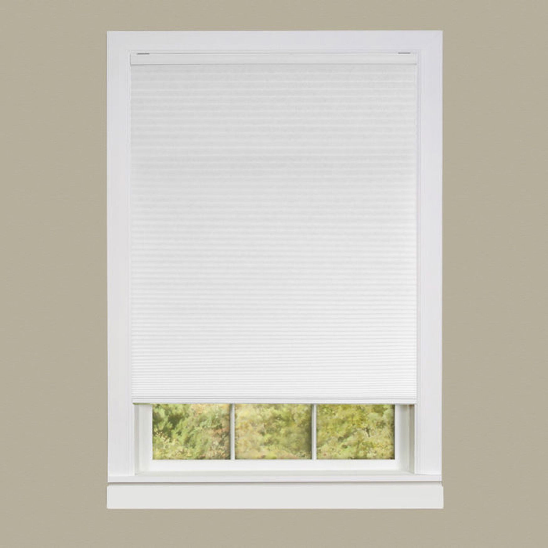 Cordless Honeycomb Cellular Pleated Shade, WHITE, hi-res image number 0
