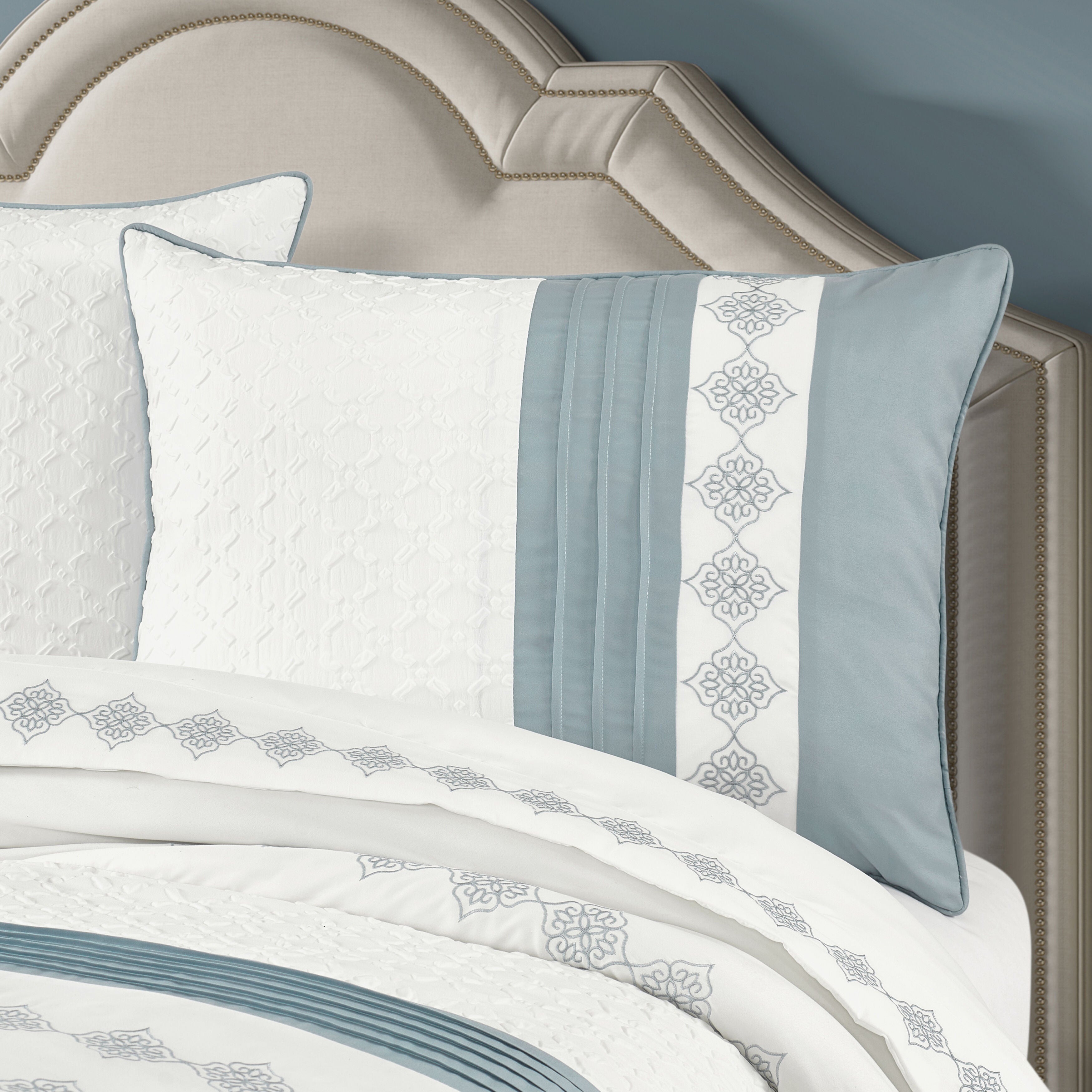 TRILOGY COMFORTER SET, BLUE, alternate image number 2