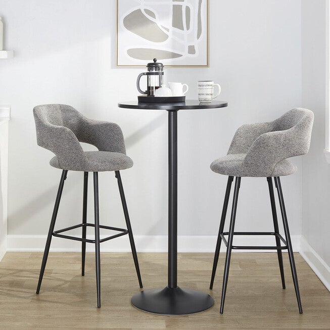 Margarite 30 inches Fixed-Height Barstool - Set Of 2, , alternate image number null