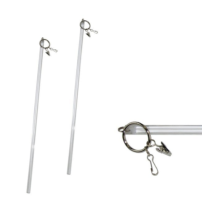 Versailles' 34in Acrylic Drapery Wand (Pair), , on-hover image number 1