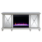Toppington Mirrored Lifelike Alternating Colors Fireplace Media Console, , alternate image number null