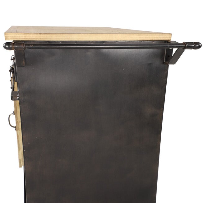 Black Industrial Metal Wine Storage, 34 x 41, , alternate image number null
