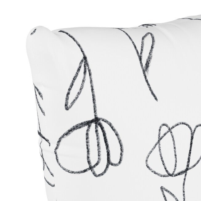 Contoured Tulips Fluffed Polyester 18 inchesSq. Pillow, , alternate image number 2