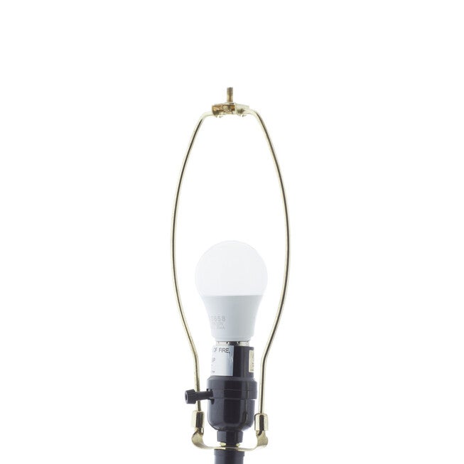 Tuscan Black Polystone Fleur-De-Lis Buffet Lamp, , alternate image number null