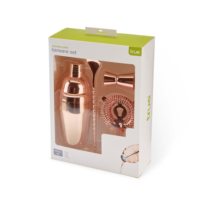 Copper Barware Set By True, , alternate image number null