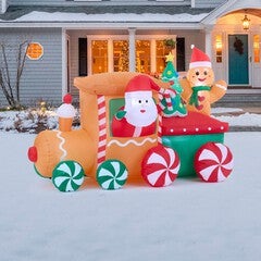 7' Inflatable Train