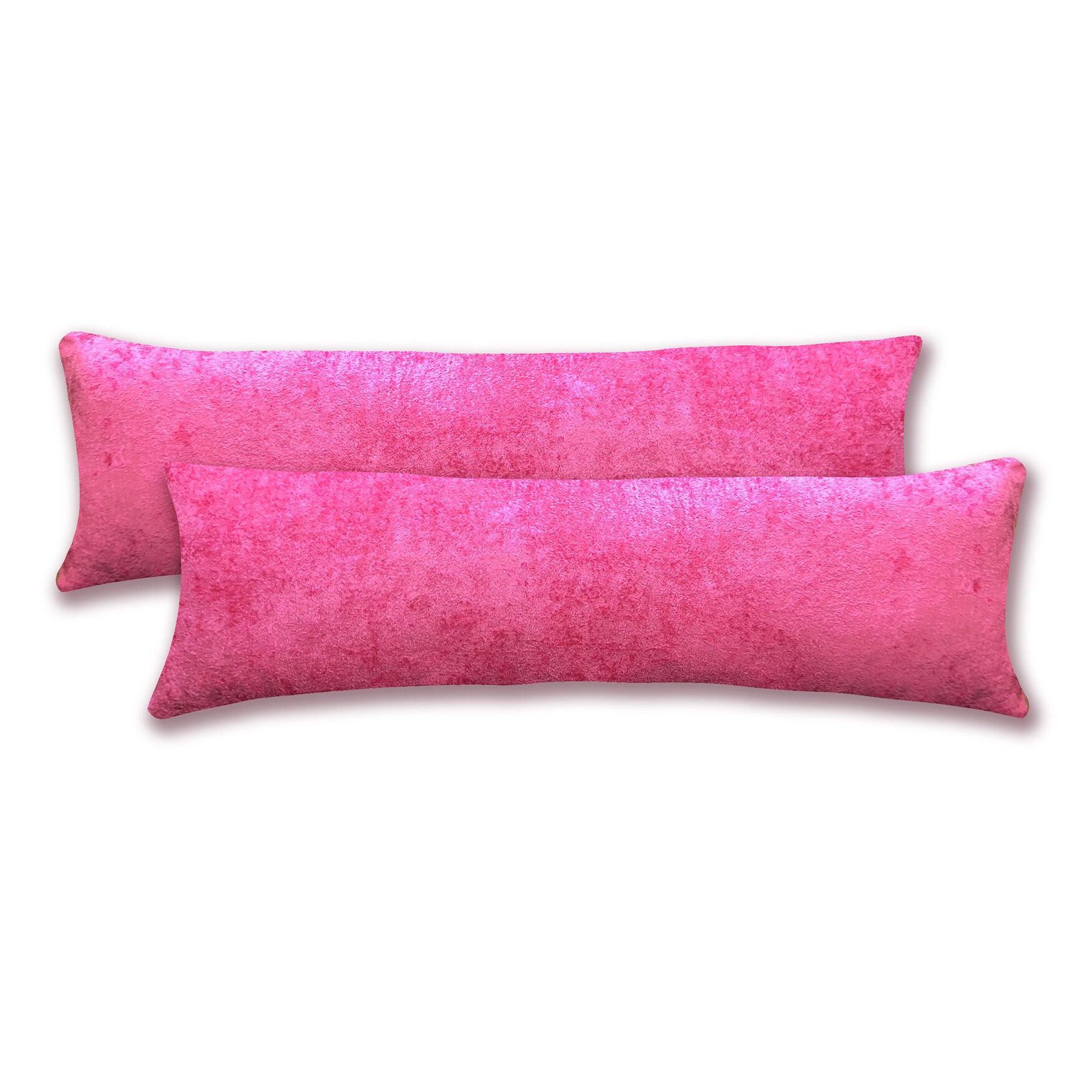 Fresh Ideas Velvet Body Pillow Cover 2-Pack Body Pillow Cover, PINK, hi-res image number 0