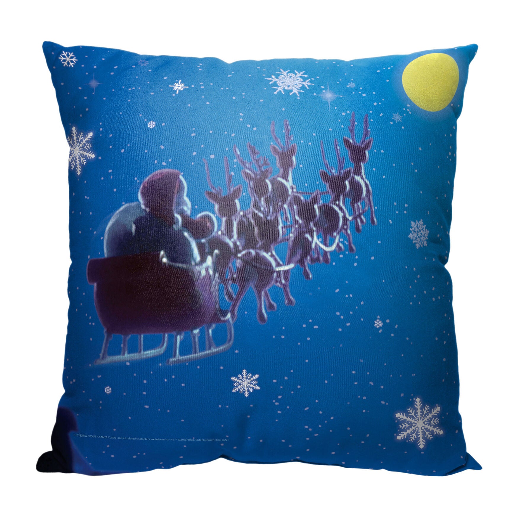 Wb Year Without A Santa Clauschristmas Flight 18X18 Printed Throw Pillow, O, hi-res image number 0
