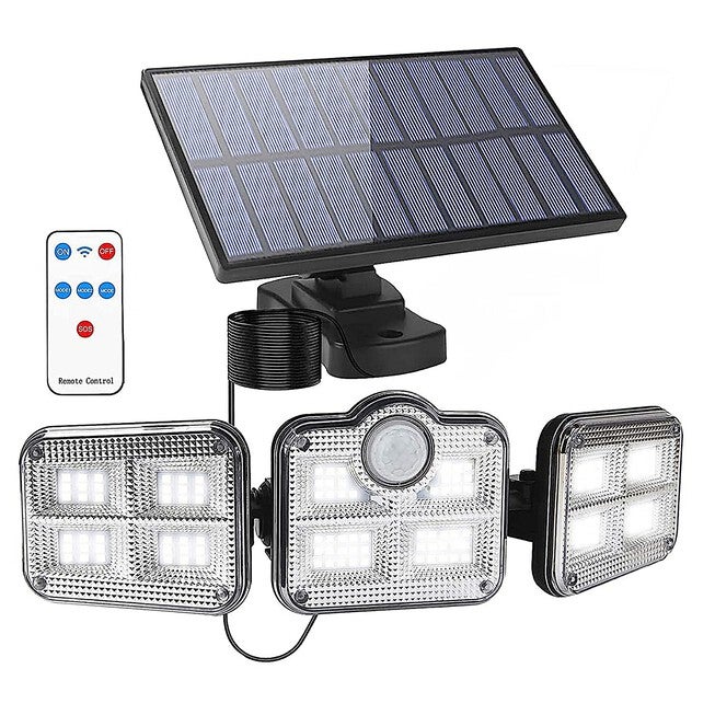 Super Solar Powered Light Trio Solar Light, WHITE, hi-res image number null