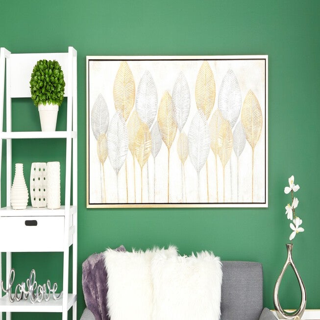 Cosmoliving By Cosmopolitan Brown Canvas Wall Art Framed Wall Art, , alternate image number null