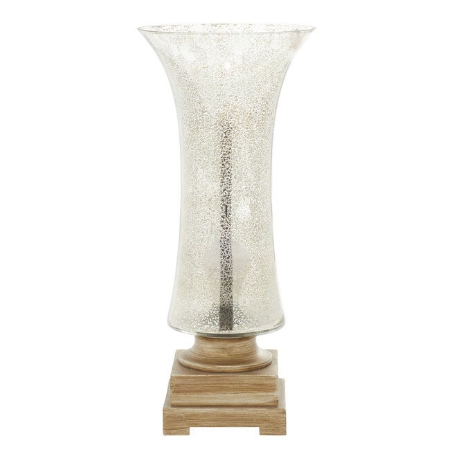Set Of 2 Gold Glass Glam Uplight, GOLD, hi-res image number null