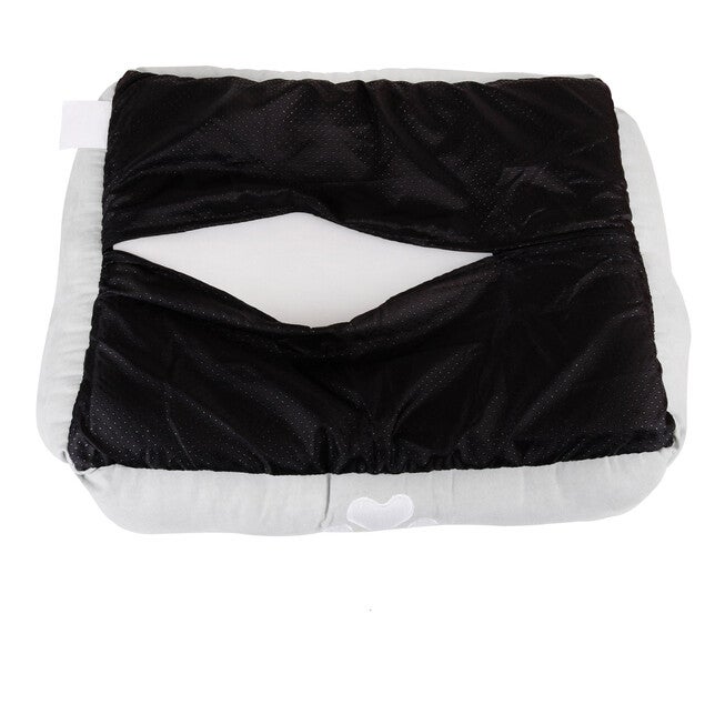 Orthopedic rectangle bolster Pet Bed,Dog Bed, super soft plush, Medium 25x21 inches BLUE, , alternate image number 4