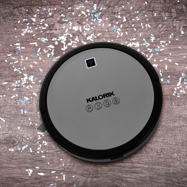 Kalorik Home Ionic Pure Air Smart Robot Vacuum, Black and Gray, , alternate image number 12