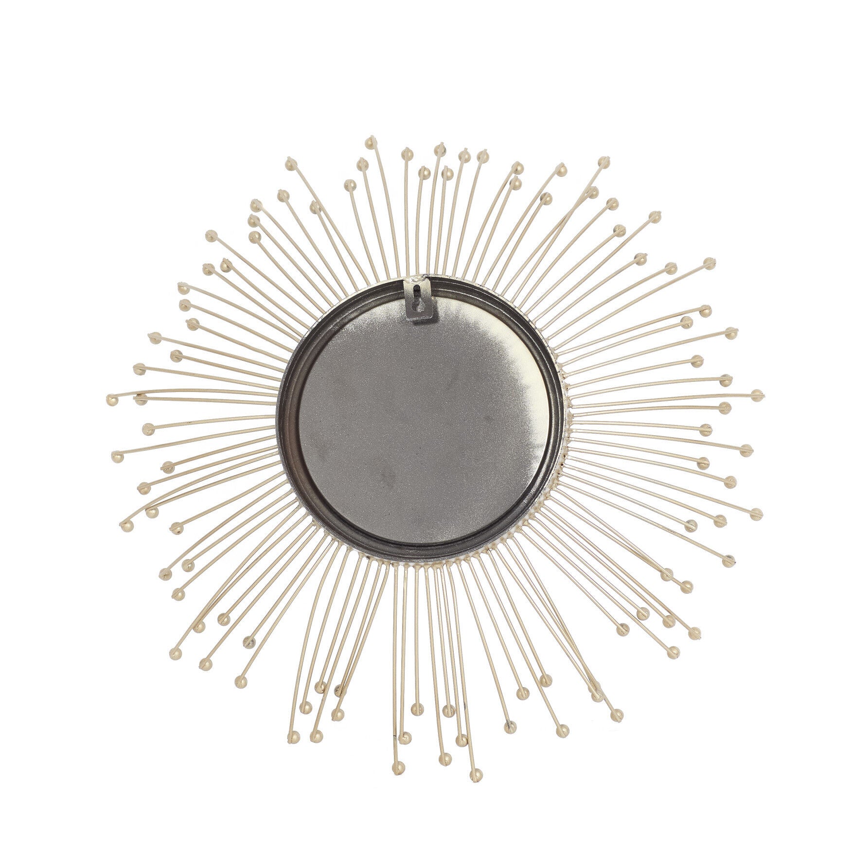 Set Of 3 Gold Metal Glam Wall Mirror, , on-hover image number 1
