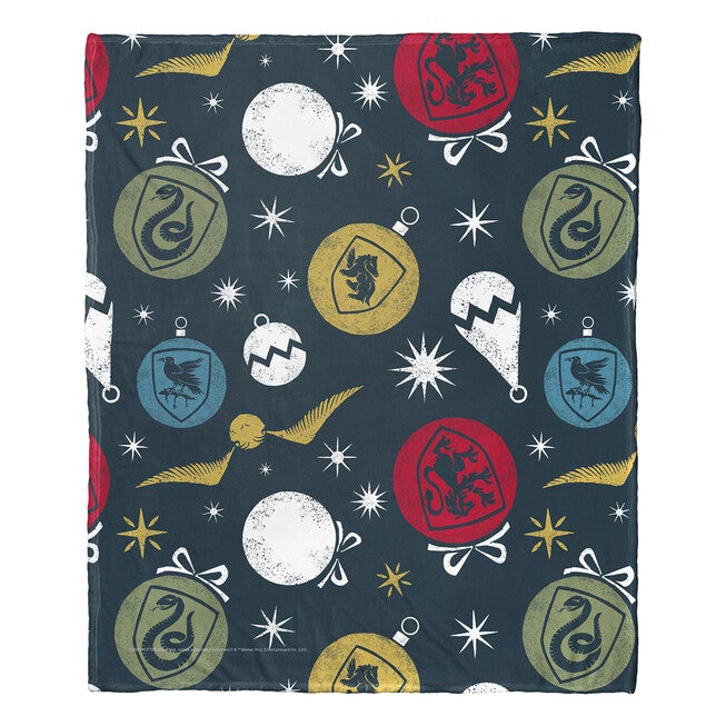 Wb Harry Potter House Ornaments Silk Touch Throw, , on-hover image number null