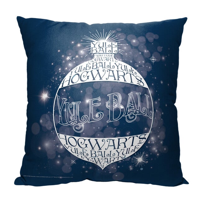 Wb Harry Potter Yule Ball Ornament Printed Throw Pillow, O, hi-res image number null