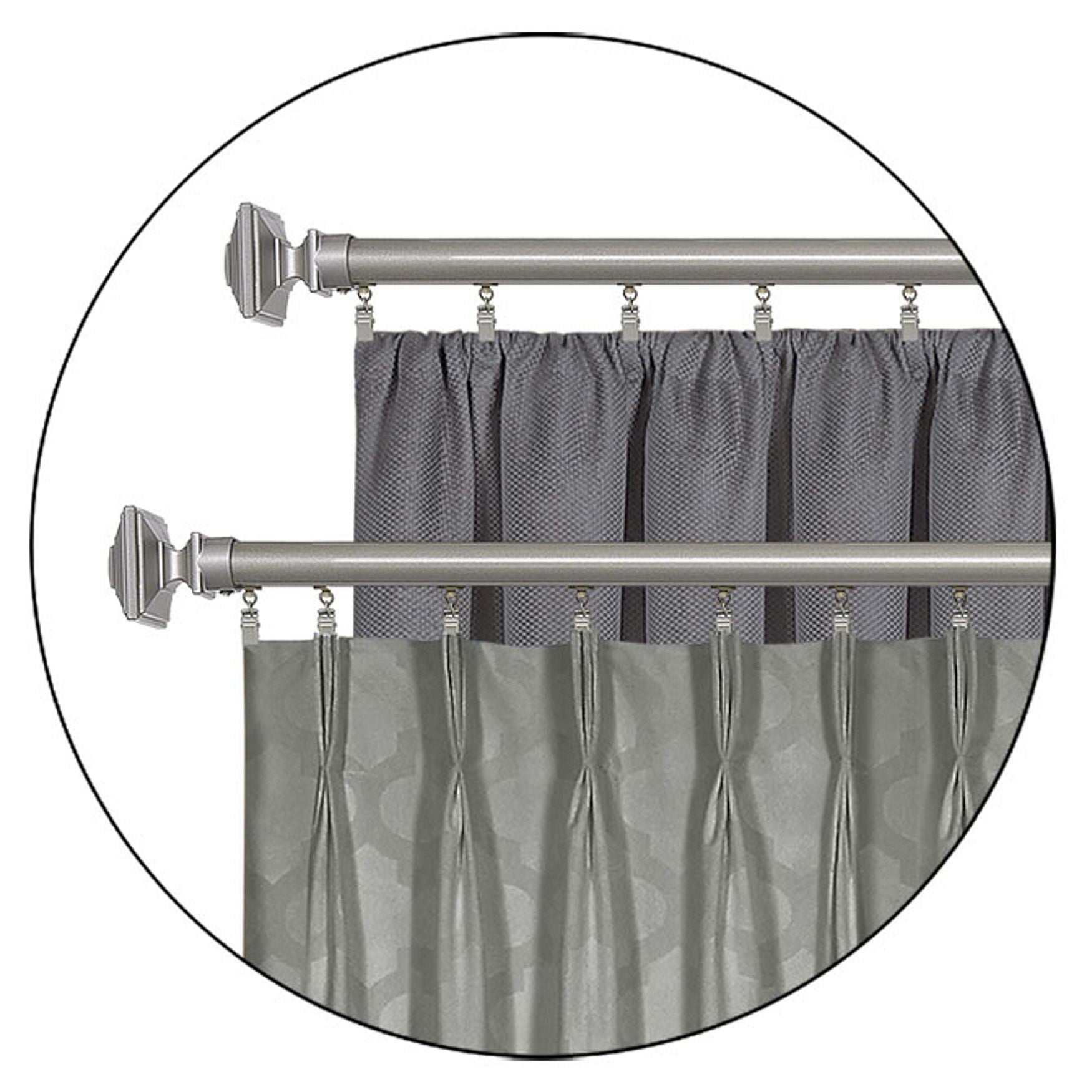 Innovative Traverse Curtain Rod - Oxford 36-66, , alternate image number 2