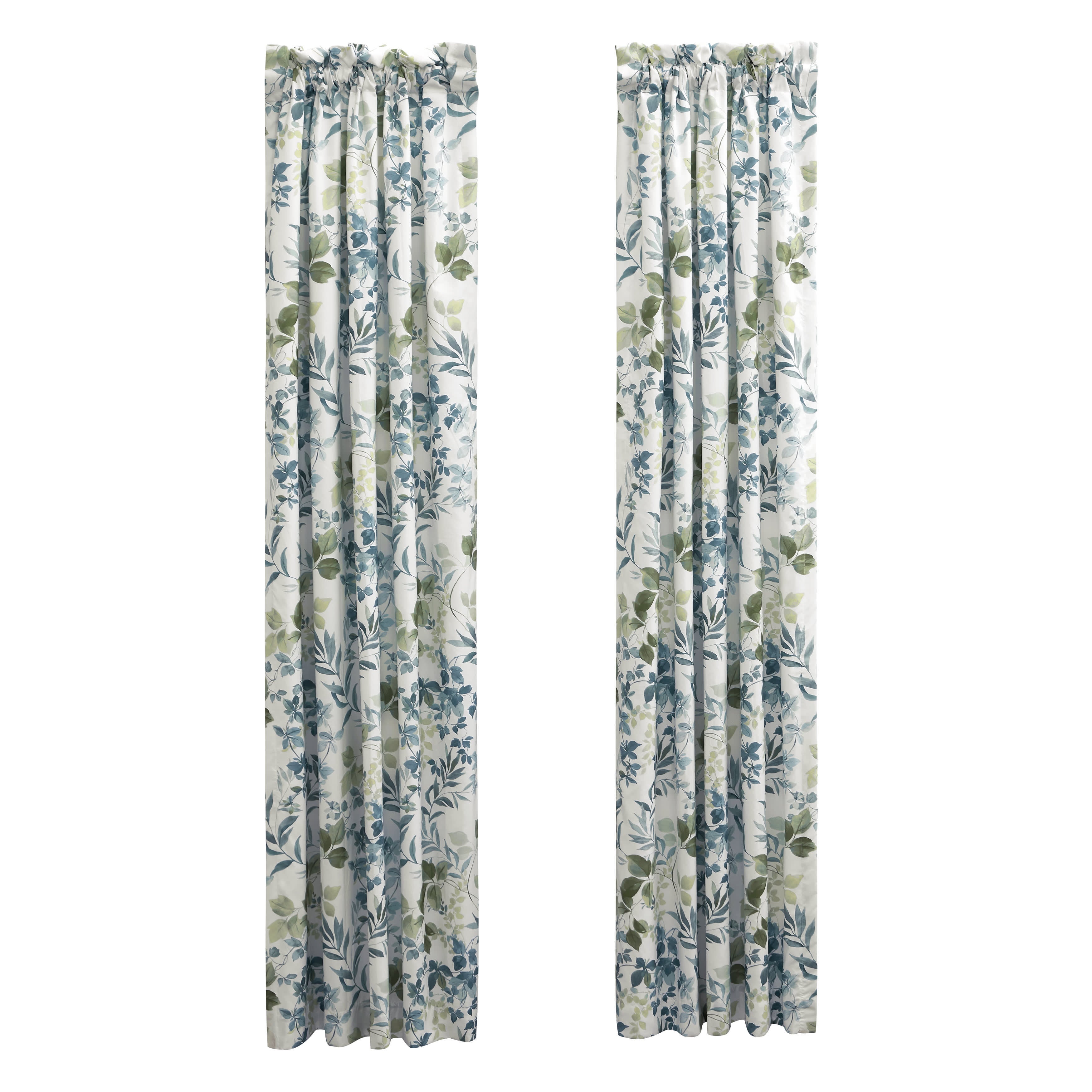 Evergreen Blue 84 Inch Window Panel Pair, BLUE, alternate image number 4