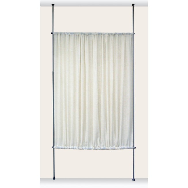 Versailles' Faux Linen Privacy Panel (48in x 72in), NATURAL, hi-res image number null