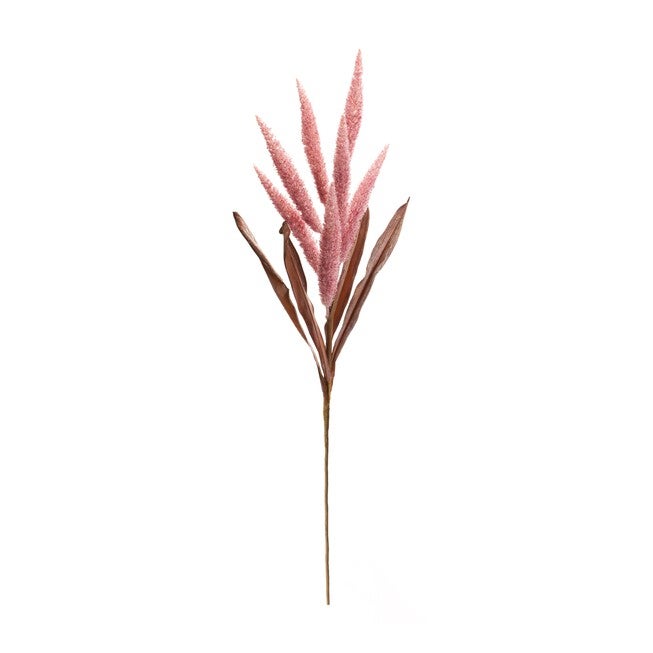 Foxtail Stem (Set of 2) 35.5 inchesH Polyester, PINK, alternate image number null