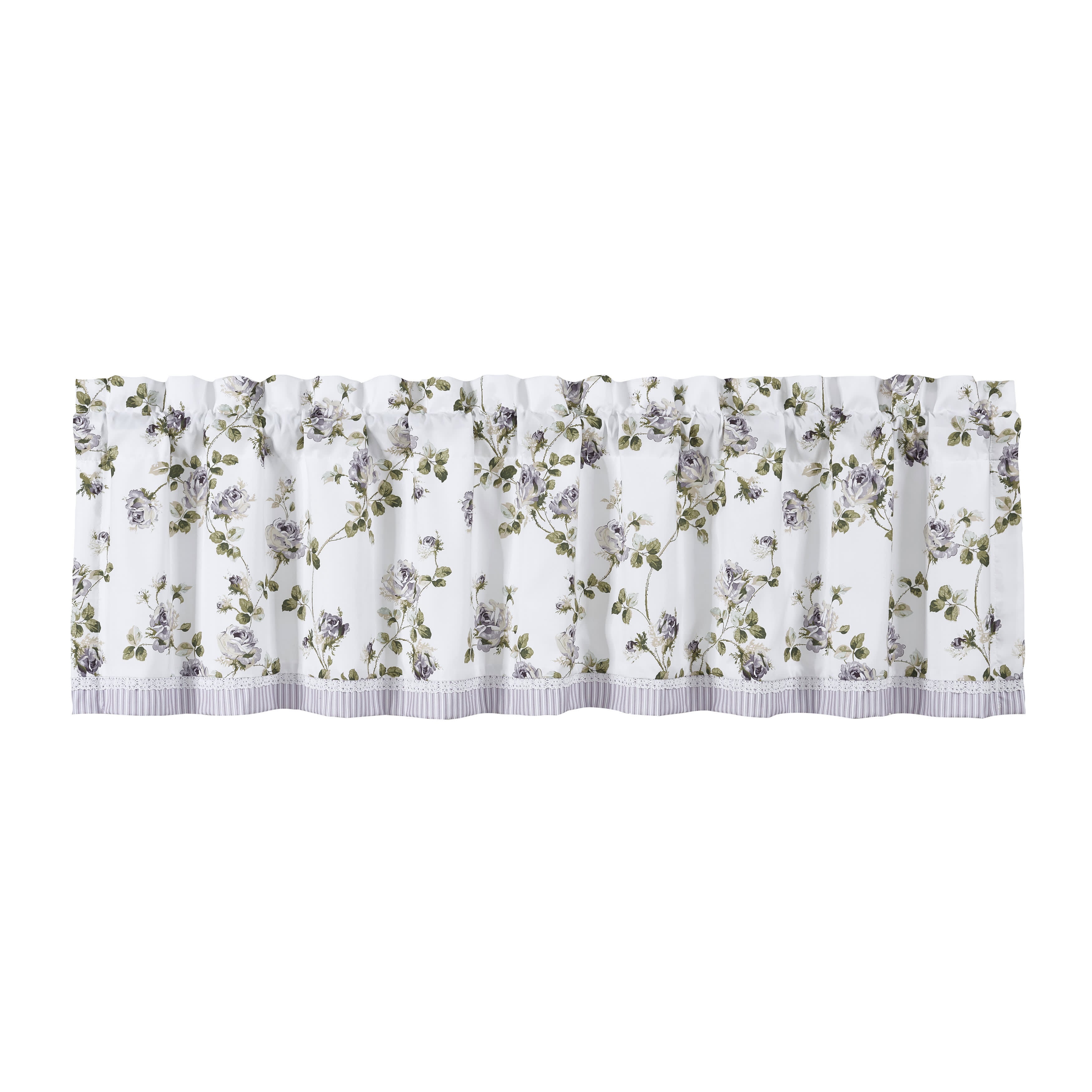 Rosemary Lilac Window Straight Valance, LILAC, alternate image number 2