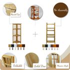 3-Shelf Folding Bookcase 14" Wide-White, , alternate image number null