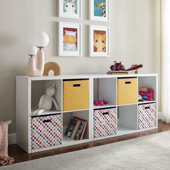 Glencoe 6 Cubby Storage Cabinet - White, , alternate image number null